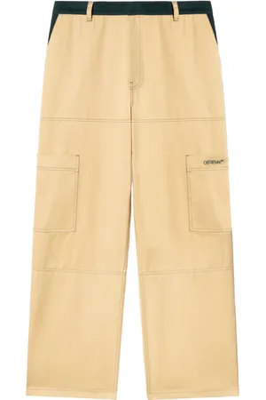 OFF-WHITE Pantalon cargo à coutures contrastantes