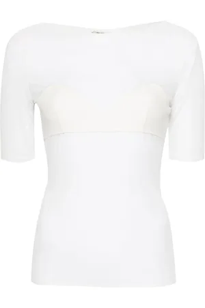 Nensi Dojaka T-shirt en jersey à bonnets triangles