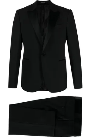 Emporio Armani Costume à veste à simple boutonnage