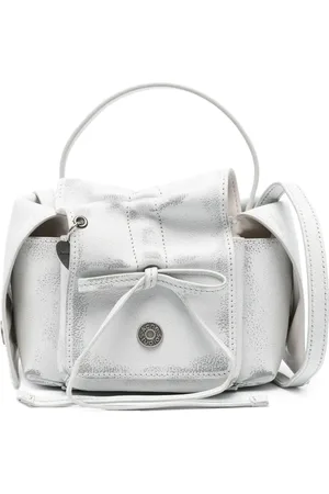 Acne Studios Mini sac en cuir à pendentif logo