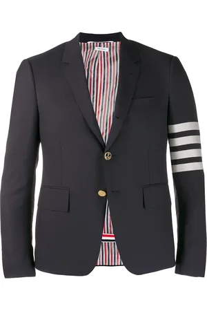 Thom Browne Blazer en laine à bandes signature