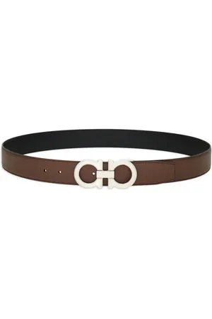 Salvatore Ferragamo Ceinture réversible en cuir à boucle Gancini