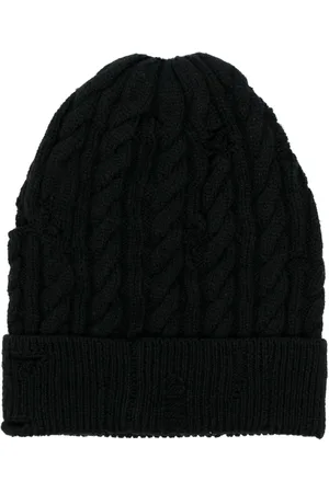 Roberto Cavalli Bonnet à effet usé