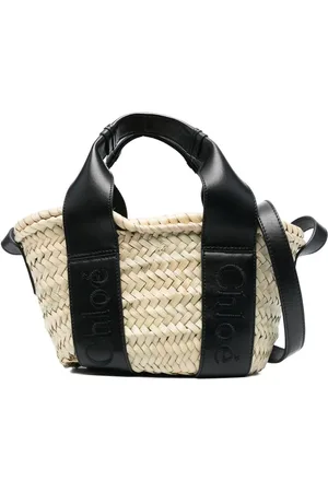 Chloé Petit sac cabas Sense en raphia