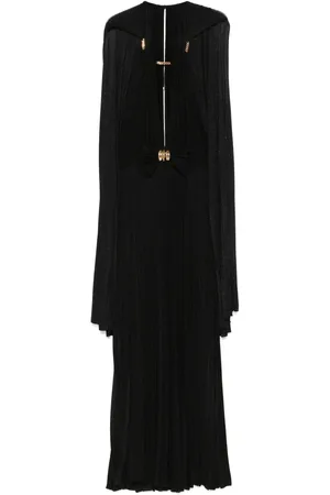Elisabetta Franchi Robe longue à effet métallisé