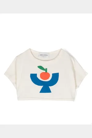 Bobo Choses T-shirt crop Tomato Plate