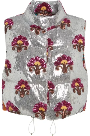 La DoubleJ Gilet Bonbon à ornements de sequins