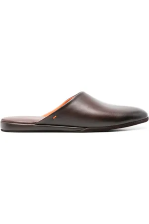 santoni Chaussons Beachy en cuir