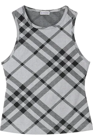Burberry Débardeur à carreaux