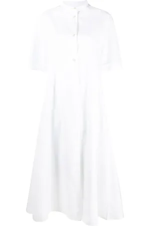Jil Sander Robe-chemise en coton