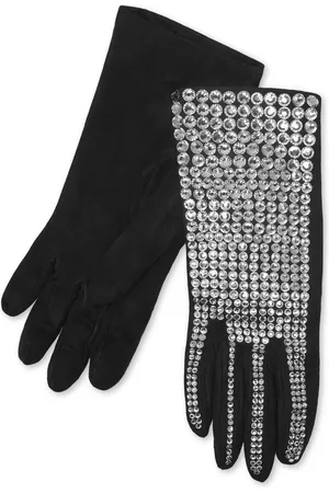 Philipp Plein Mules en daim à ornements en cristal