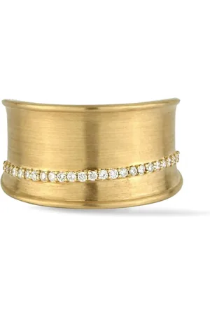 Lark & Berry Bague Dune en 14ct pavée de diamants