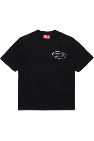 Diesel T-shirt en coton à logo imprimé