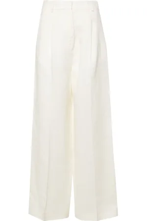 J.W.Anderson Pantalon palazzo à bande logo