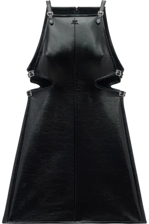 Courrèges Robe courte Slash Buckle à design sans manches