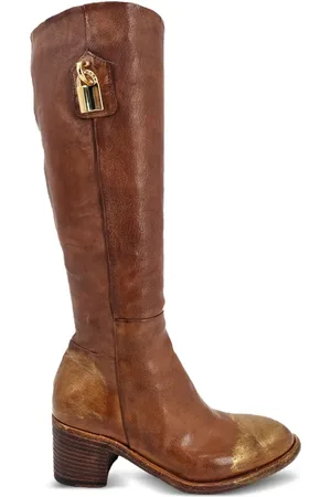 Madison.Maison Bottes en cuir à détails de clous 50 mm