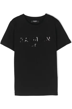 Balmain T-shirt à logo imprimé