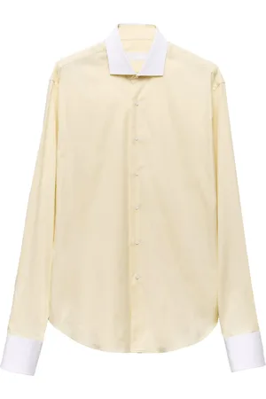Prada Chemise à col contrastant