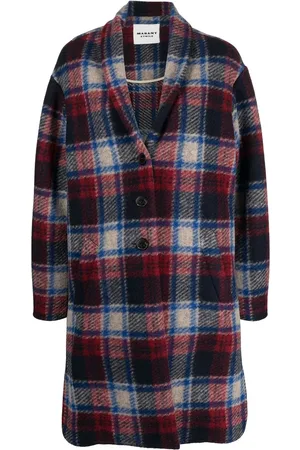 Marant Etoile Manteau Gabriel à carreaux