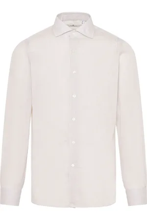 Finamore Chemise rayée à manches longues