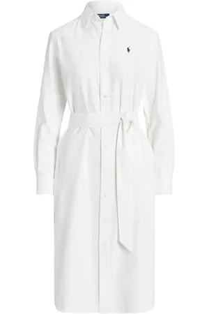 Ralph Lauren Robe-chemise à motif brodé