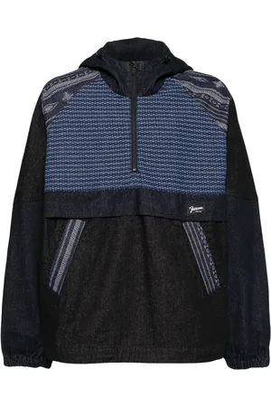 FIVE CM Veste en jean à col zippé