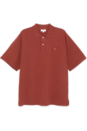 Maison Kitsuné Polo à patch Bold Fox Head