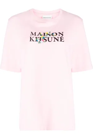 Maison Kitsuné T-shirt en coton à logo imprimé