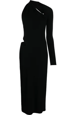 VERSACE Robe mi-longue à une épaule