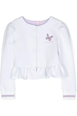 MONNALISA Sweat à ornements en cristal