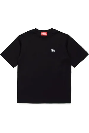Diesel T-shirt en coton à logo pailleté