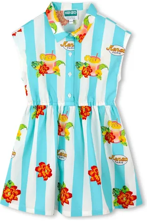 Kenzo Robe en coton à fleurs