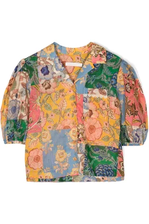 ZIMMERMANN Chemise Junie à imprimé patchwork