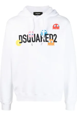 Dsquared2 Hoodie en coton à logo imprimé