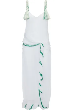 J.W.Anderson Robe torsadée à détail de pompon