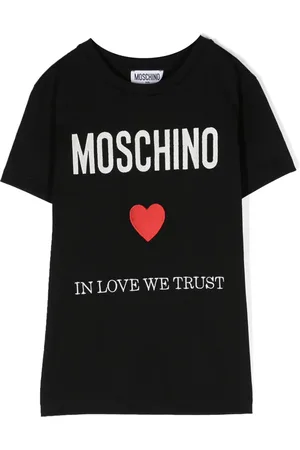 Moschino T-shirt en coton à logo brodé
