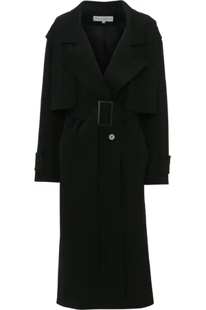 J.W.Anderson Trench en laine vierge à taille ceinturée