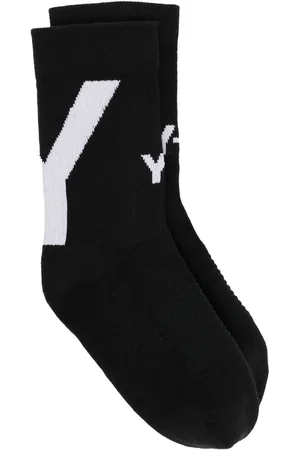 Y-3 Chaussettes à logo en intarsia