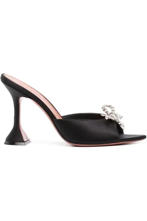 Amina Muaddi Sandales Rosie 95 mm à ornements en cristal