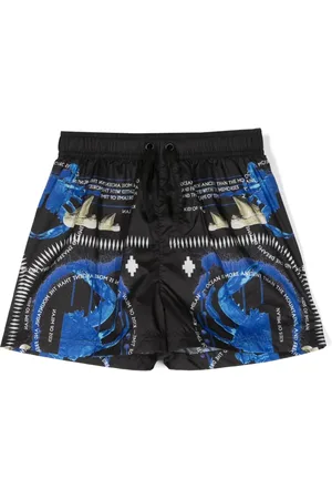 MARCELO BURLON Short de bain à imprimé graphique