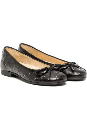 Andanines Ballerines en cuir à ornements en cristal