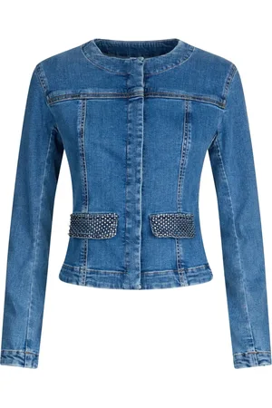 Liu Jo Veste en jean à ornements strassés