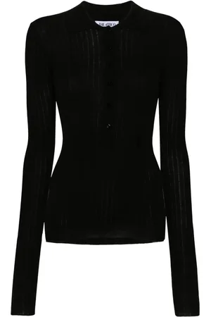 The Attico Pull en maille intarsia