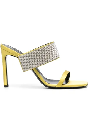 Sergio Rossi Mules Paris en satin 95 mm
