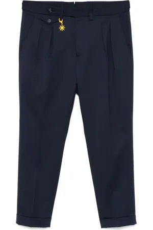 Manuel Ritz Pantalon court à détails plissés