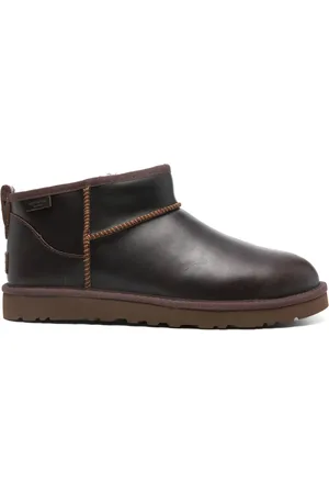 UGG Bottines Classic Ultra Mini LTHR Regen