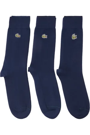 Lacoste Lot de deux paires de chaussettes à logo brodé