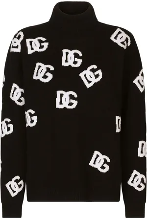 Dolce & Gabbana Pull en laine vierge à logo DG