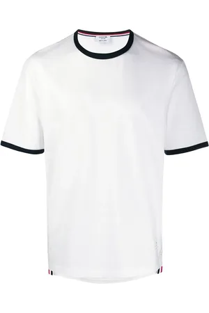 Thom Browne T-shirt à bordures contrastantes