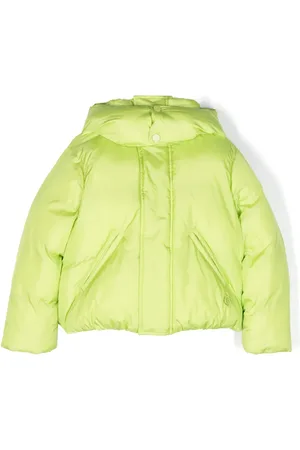 Maison Margiela Veste matelassée à logo brodé